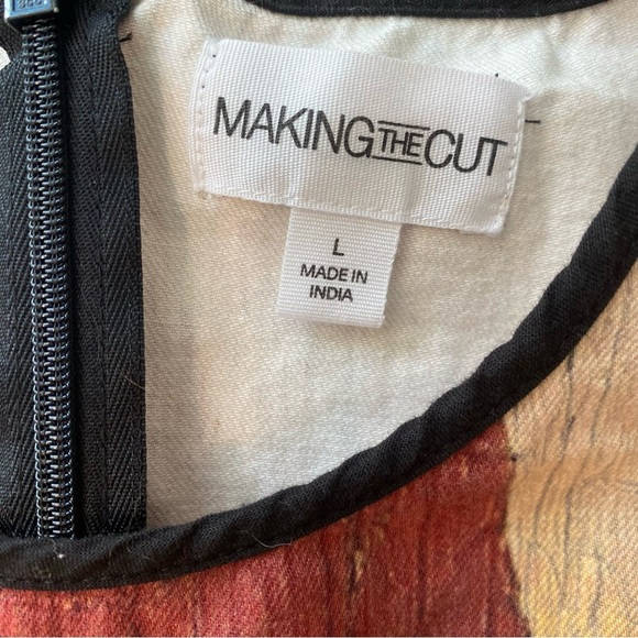 Making The Cut Gary Graham Dress Painted Carnival Winning Look Size Large Women - Picture 3 of 6